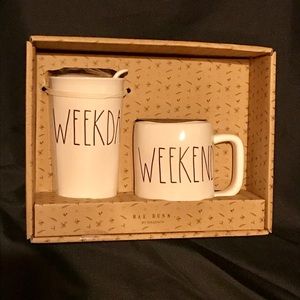 Rae Dunn Coffee Mug set